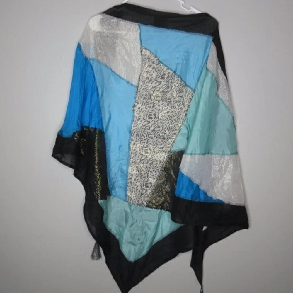Lin art project‎ unique shawl